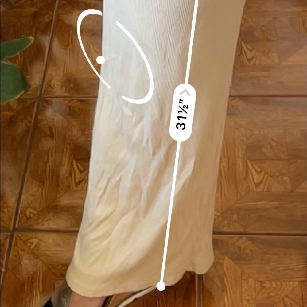Beige Ribbed Pantsuit. Fashion Nova. Large. - Picture 4 of 15